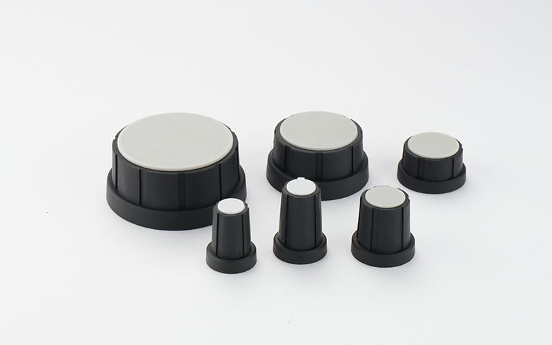PT Series Round Skirted Control Knob Soft Touch