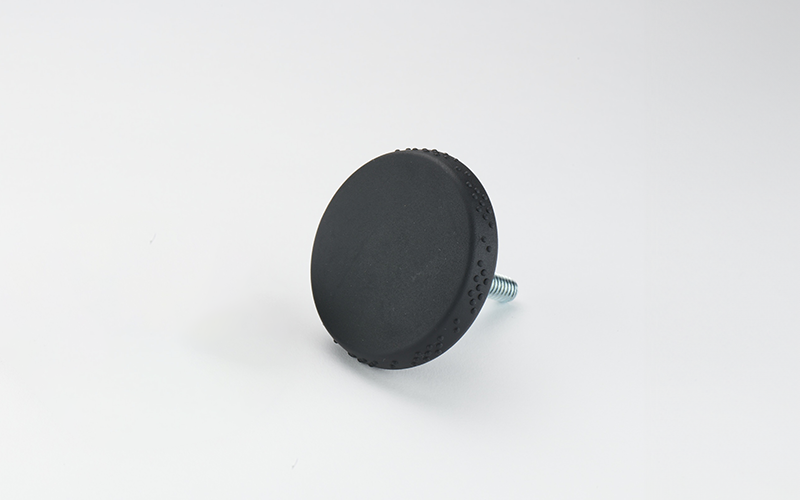 WK Series Low Profile Clamping Knob Soft Touch with Stud